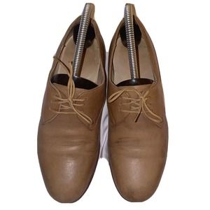 Dieppa Restrepo Cali Natural Tan‎ Leather Brogue Oxford Shoes Flats Size 8 Women